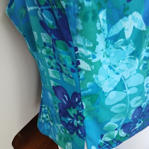 John Roberts tank and skirt set SZ 12, Blue/Green - Picture 3 of 8